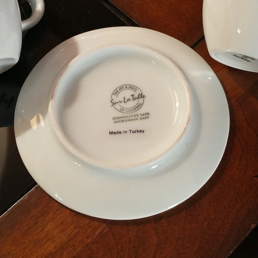 Sur La Table Turkish Espresso Cup & Saucer - Set of 2